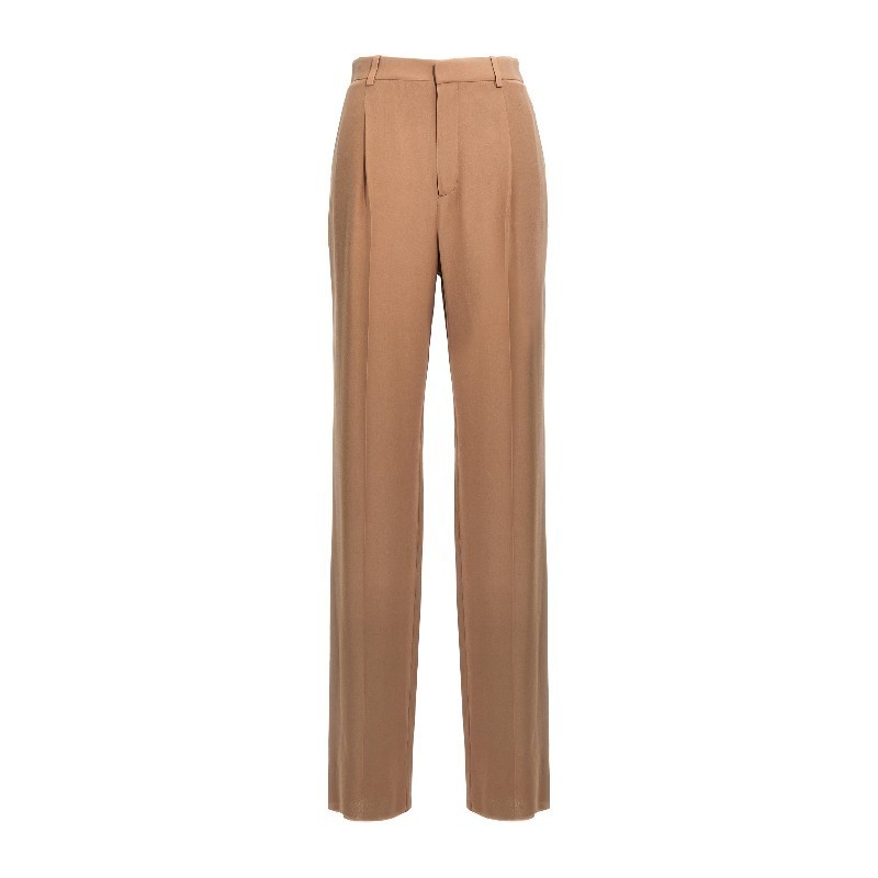 パンツ Saint Laurent FW24 Crepe silk pants (806809Y7I21 2141)