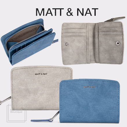【MATT&NAT】ビーガン〇LOTUS☆2つ折りミニ財布〇各色