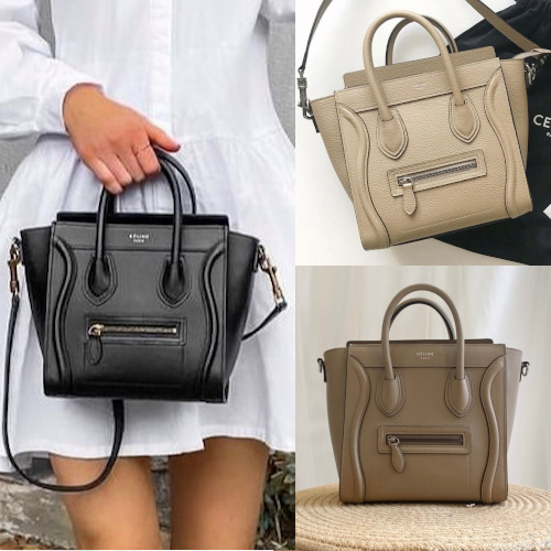 【大人気定番☆】Celine セリーヌ ハンドバッグ ラゲージ ナノ