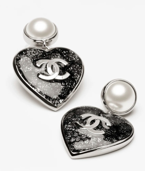 《24K★》CHANEL ピアス ハート 大人気
