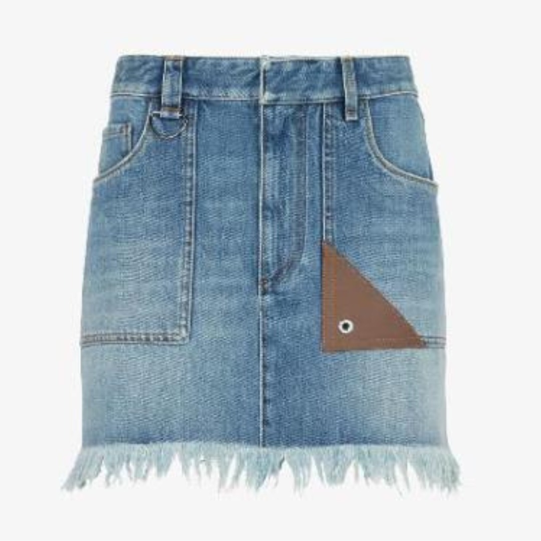 FENDI カーゴポケット ミニスカート | ブルー | FARFETCH JP