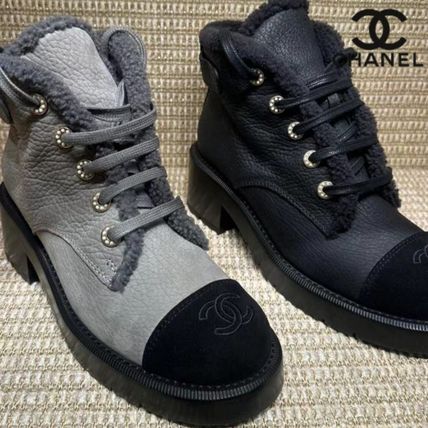 グレー（灰色）系 23cm CHANEL(シャネル) ブーツ(レディース