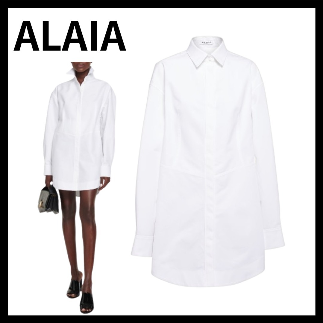 ALAIA アライア コットンポプリンシャツ