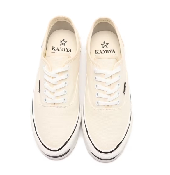 KAMIYA \"Herc\" Vulcunized Sneakers ホワイト 国内発送