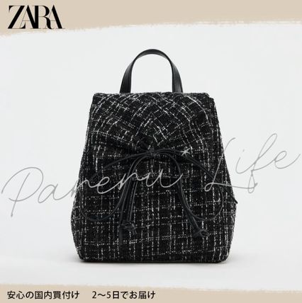 新品 ZARA リボンリュック - メルカリ