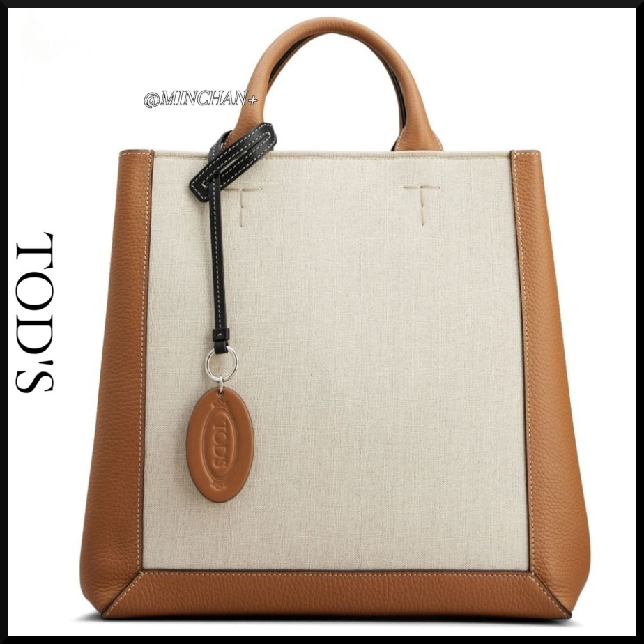 関税込み【TOD’S】ダブルアップ ショッピングバッグ レザー