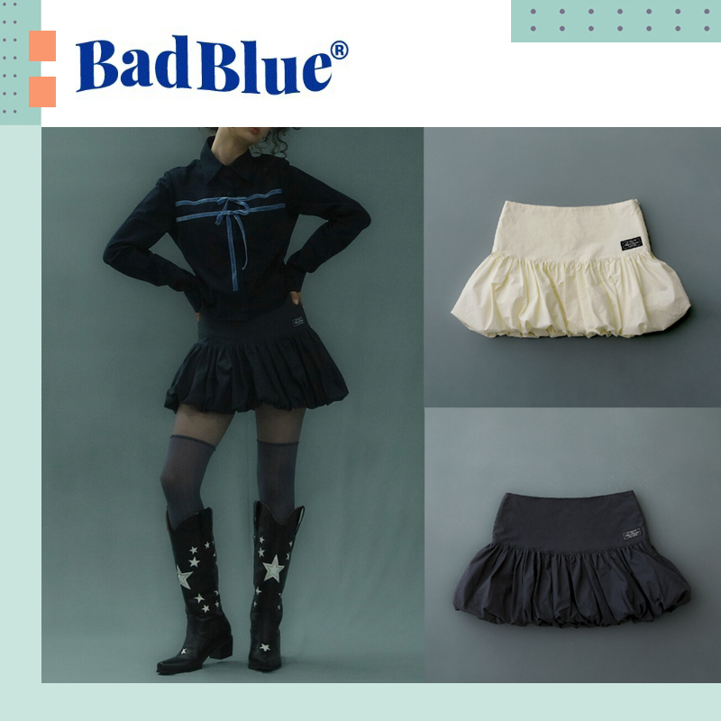 BAD BLUE ♥ Balloon Mini Skirt/ 追跡付