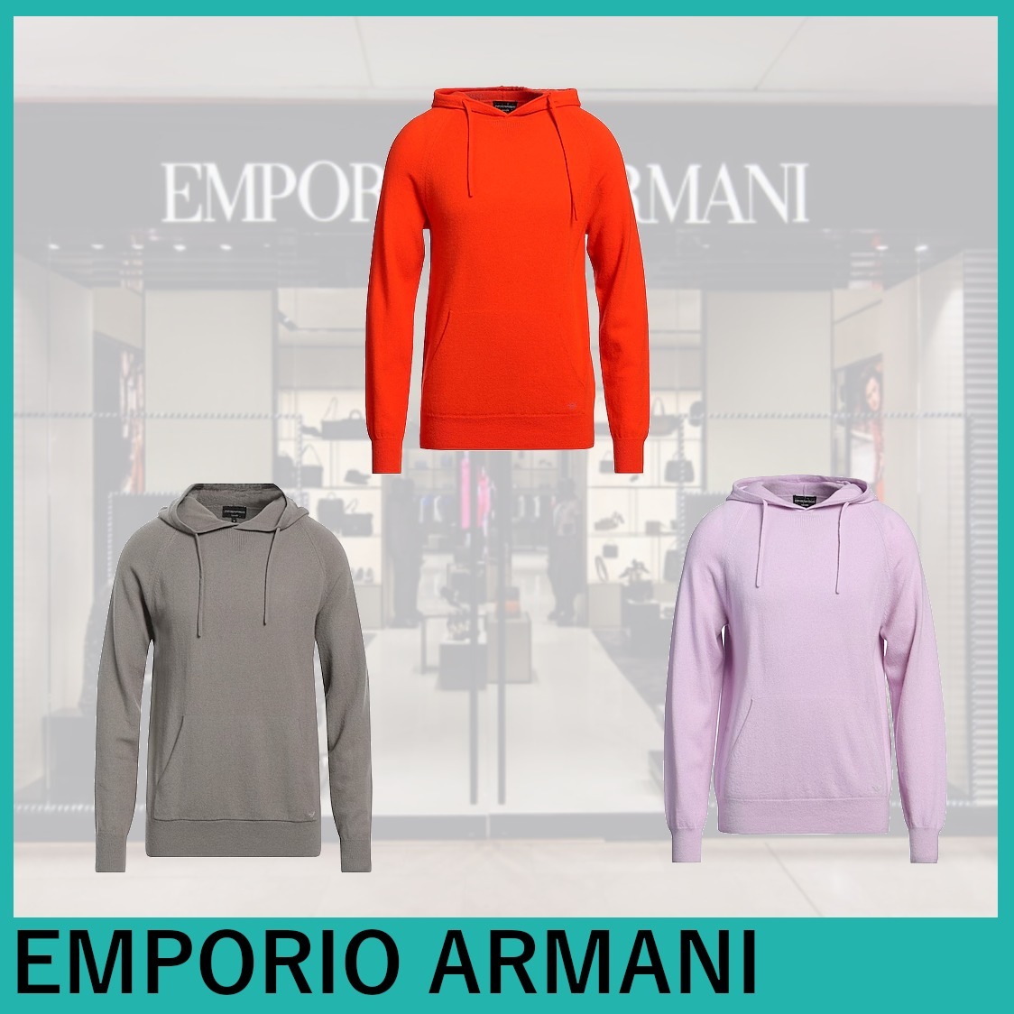 ★EMPORIO ARMANI★カシミアパーカー