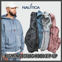 パーカー・フーディ NAUTICA 83 flag hoodie M gray NHD4314MGZ ☆ NAUTICA ☆83 FLAG HOODIE