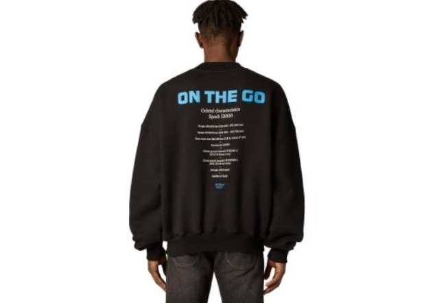 【Off White】MOON PHASE OVER CREWNECK ★関税送料込み