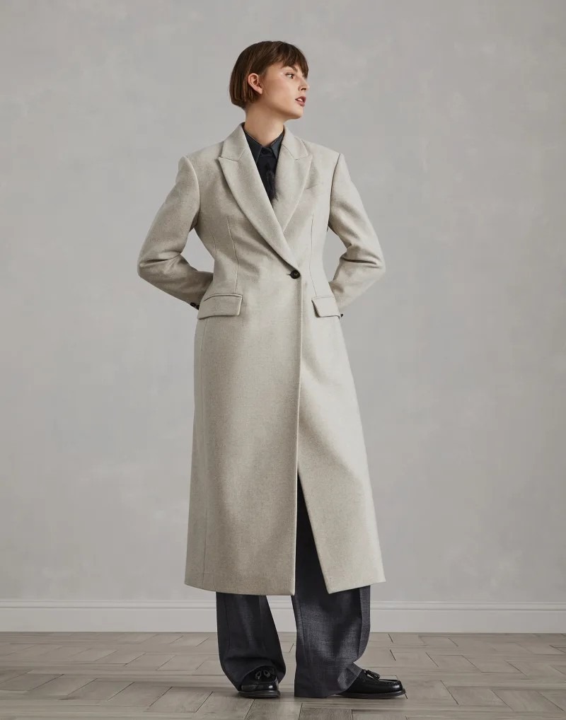 《送料無料》BRUNELLO CUCINELLI Coat in light wool cloth