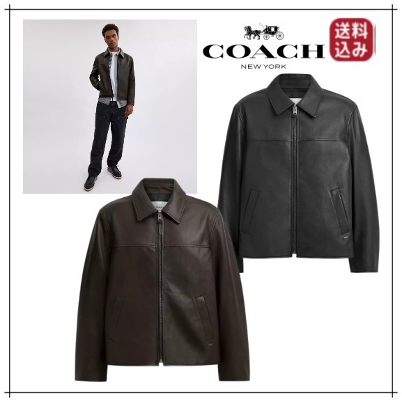 （新作セール）COACH シープレザー ジャケット
