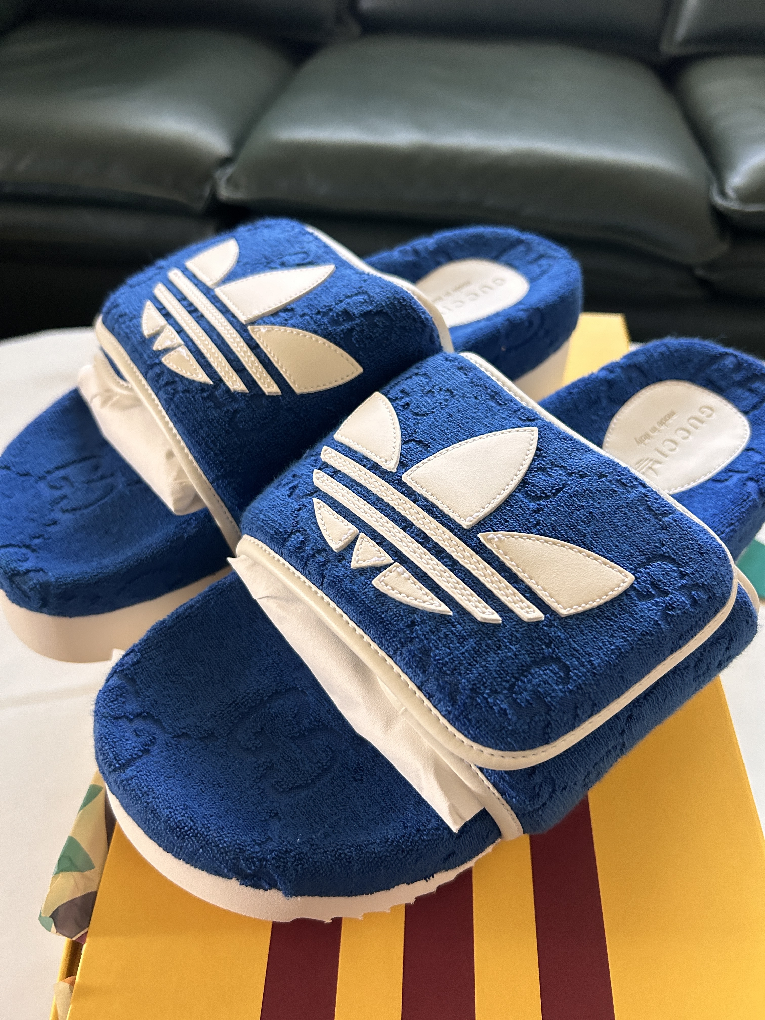GUCCI×adidasプラットフォームサンダル box付き