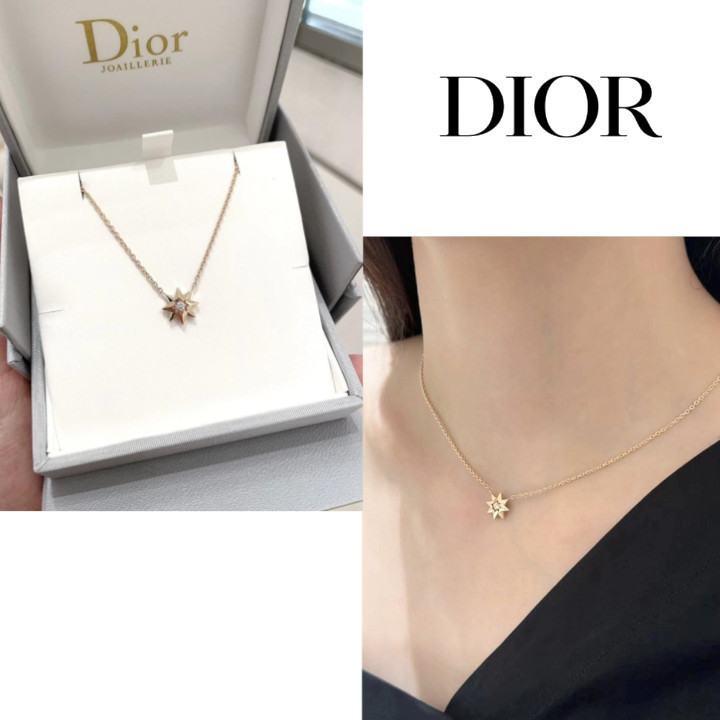 《国内即発☆2連付けも可愛い》DIOR Etoile des Ventsネックレス