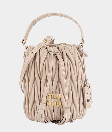 ショルダーバッグ・ポシェット MIU MIU MATELASSE BUCKET BAG