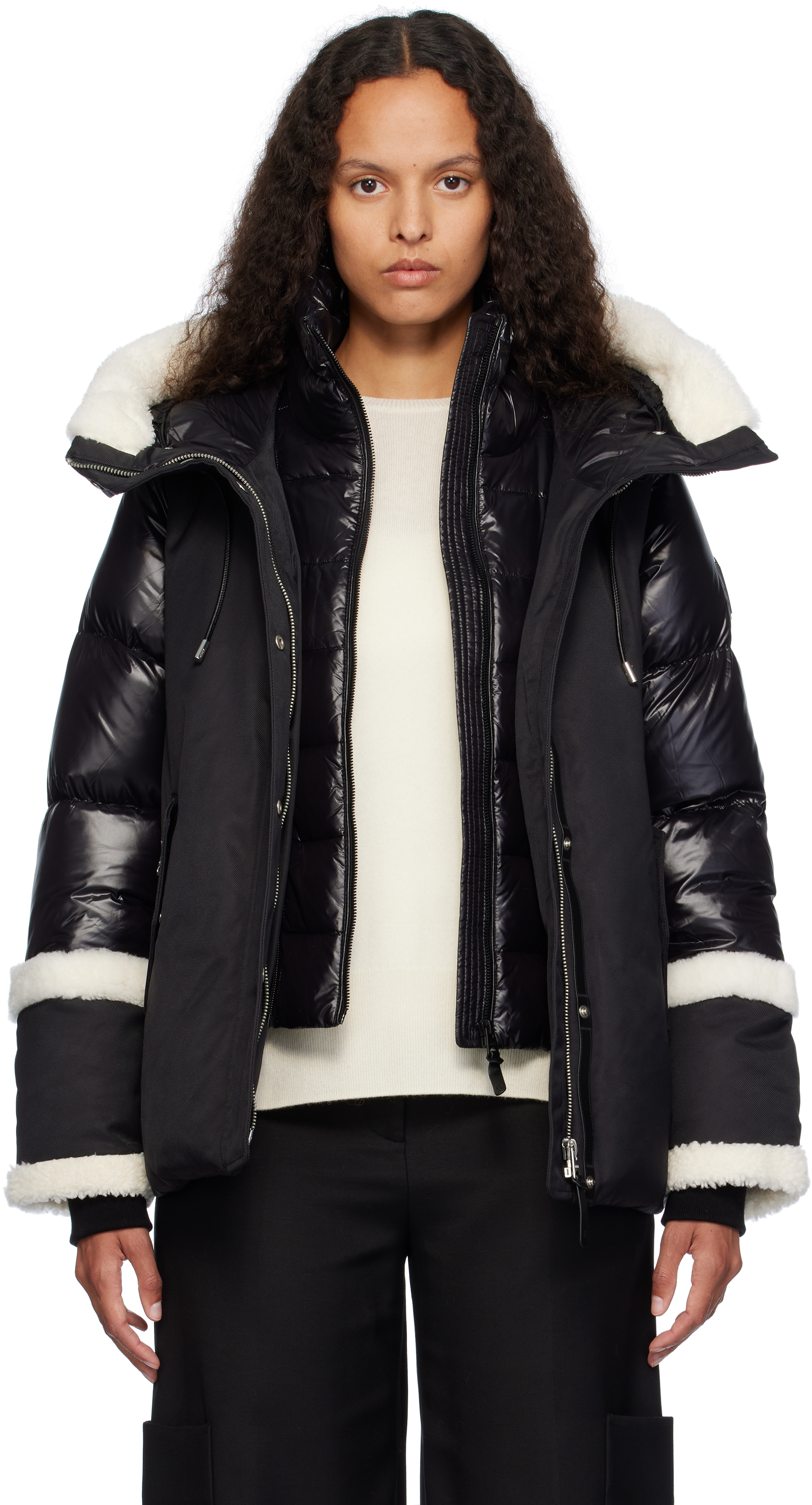 【関税込み】MACKAGE ブラック Cyrah ダウンジャケット