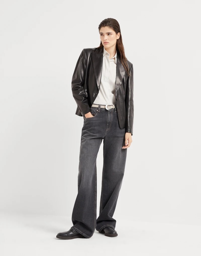 《送料無料》BRUNELLO CUCINELLI Nappa leather jacket