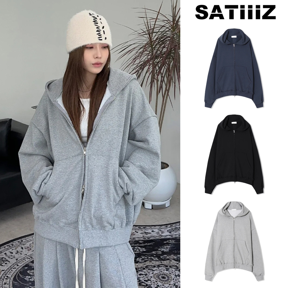 【SATIIIZ】Dihen Two Way Hooded Zip-Up