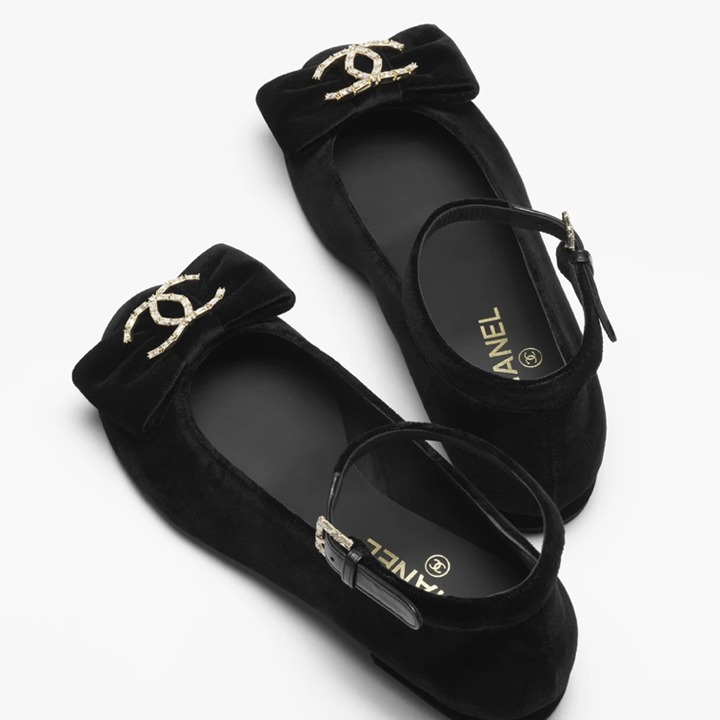 《リボンが可愛い♡》CHANEL CCロゴ メリージェーン