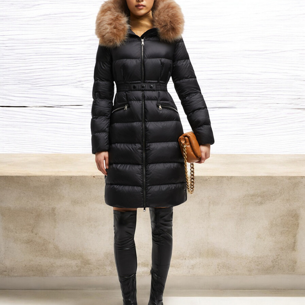 MONCLER Boedicロングダウンジャケット