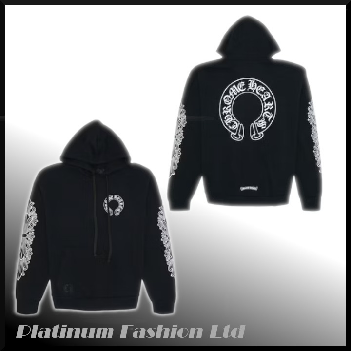 入手困難【CHROME HEARTS】ホースシュー フローラル パーカー