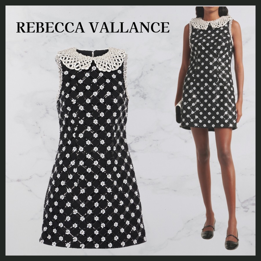 ★関税込★Rebecca Vallance×ニッキーヒルトン パール襟 ドレス