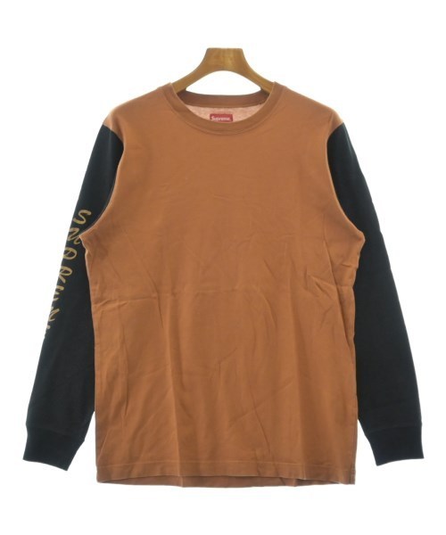 Supreme シュプリーム Tシャツ・カットソー 茶x黒 3303324S0334
