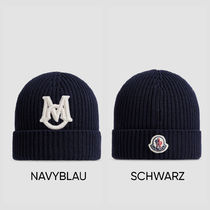 MONCLER 2024/25秋冬新作 ロゴ入り ウール混紡素材 ニット帽 Moncler Wool Beanie - Hionidis Mankind