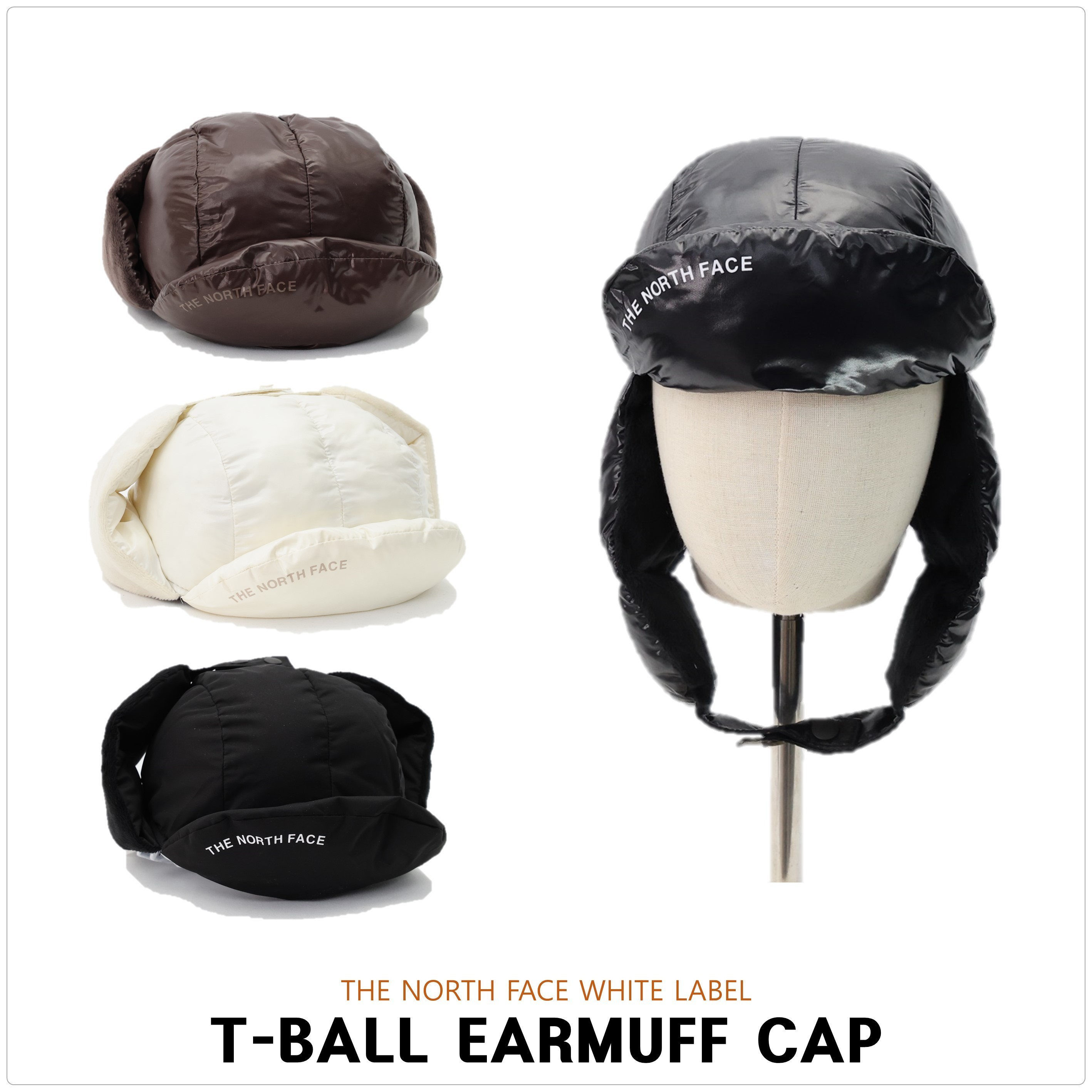 [ノースフェイス]T-BALL イヤーマフ キャップ★新作・24AW★