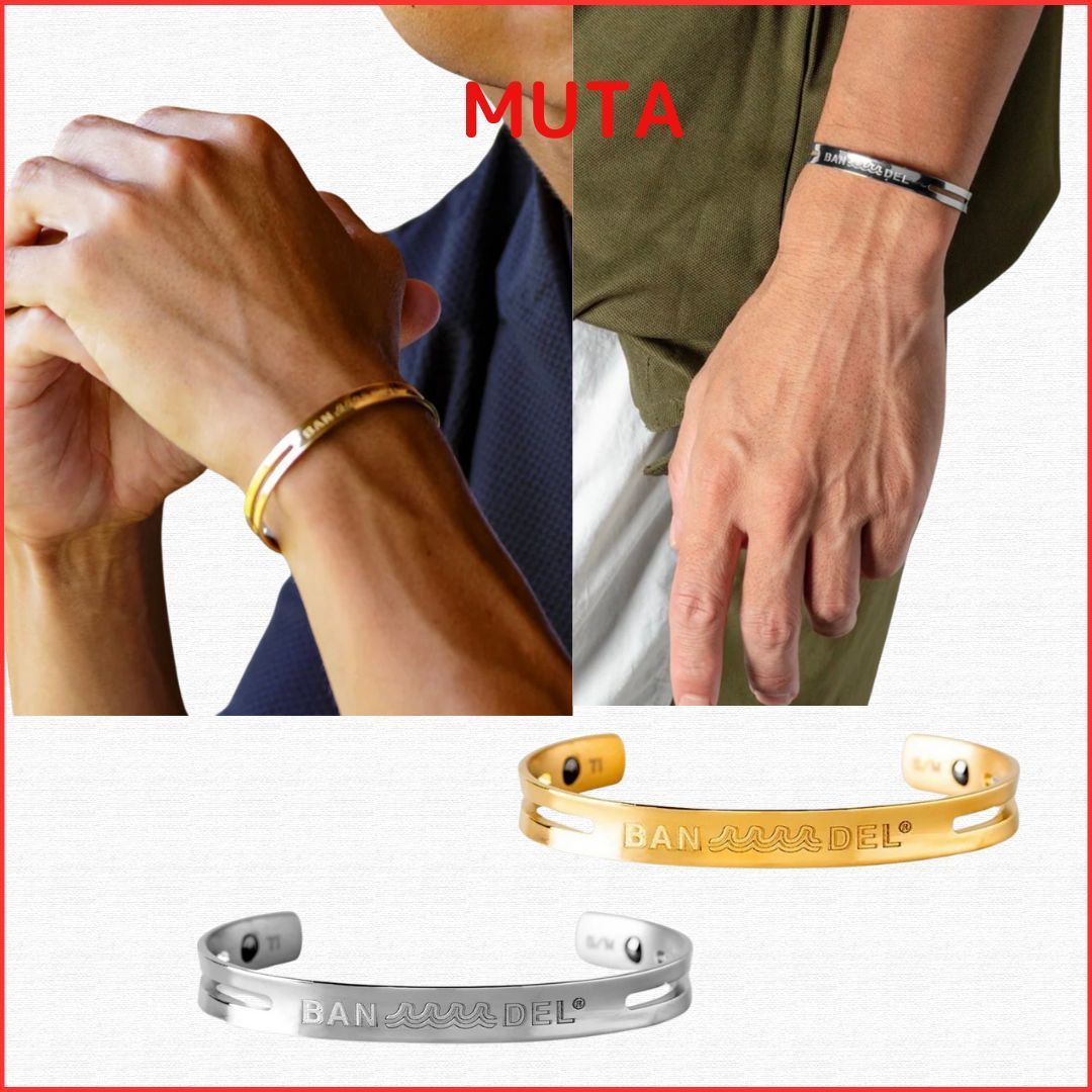 海でも街でも！ BANDEL × muta Titanium Bangle Wave [全2色] BANDEL®︎ × muta Titanium Bangle Wave [全2色] – muta Online