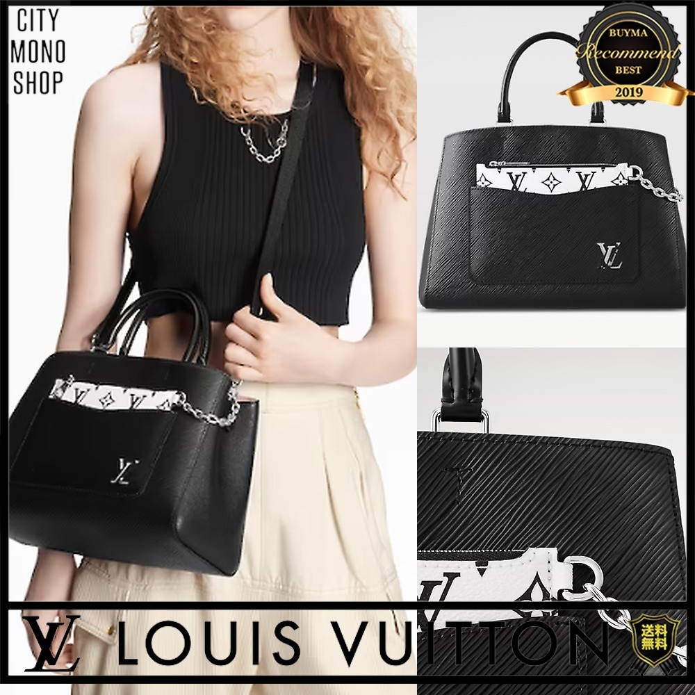 [SALE]ヴィトン Vuitton マレル・トート MM ノワール