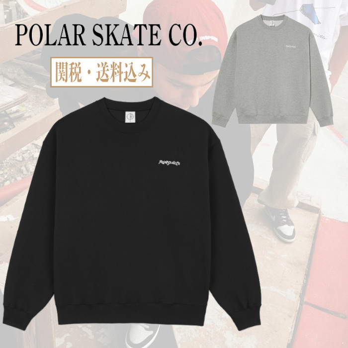【大人ストリート】Polar Skate Co Sign Logo Crew Sweat Shirt
