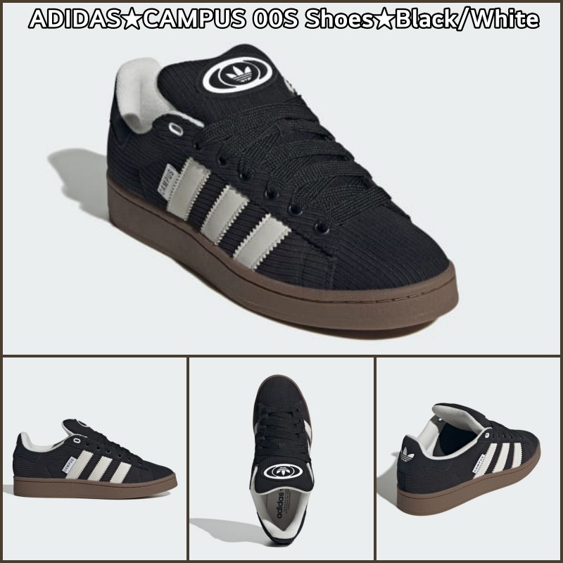 [ADIDAS]★ベストセラー/CAMPUS 00S Shoes★Black/White