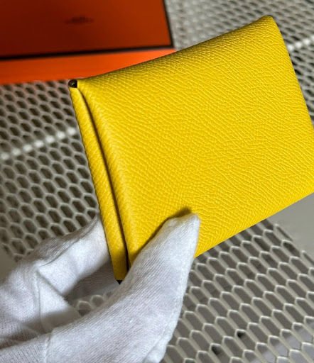 《人気♡》HERMES Calvi Duoカードコインケース
