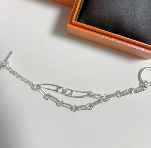 《クール♡》HERMES シェーヌダンクル パンクブレスレット