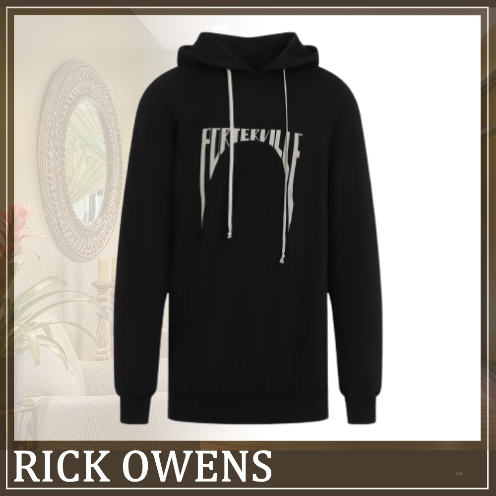 【送関込】RICK OWENS☆リックオウエンス コットン パーカー