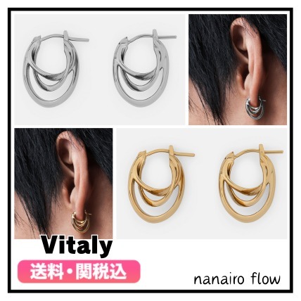★Vitaly★ スパイラル ダイナミック フープ ピアス 送料関税込