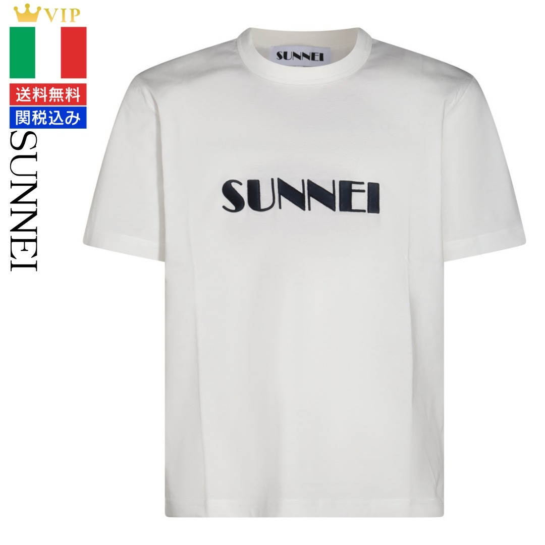 VIP【関税送料無料】希少 SUNNEI WHITE COTTON T-SHIRT