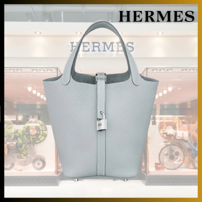 【ご褒美に / Blue Pale】HERMES ピコタンロック 18 PM