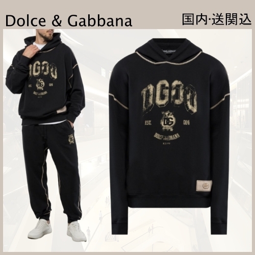 Dolce&Gabbana ロゴオーバーサイズ スウェットパーカー フーディ