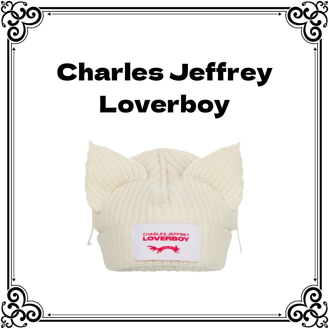 Charles Jeffrey Loverboy CHUNKY EARS BEANIE ニット帽 猫耳