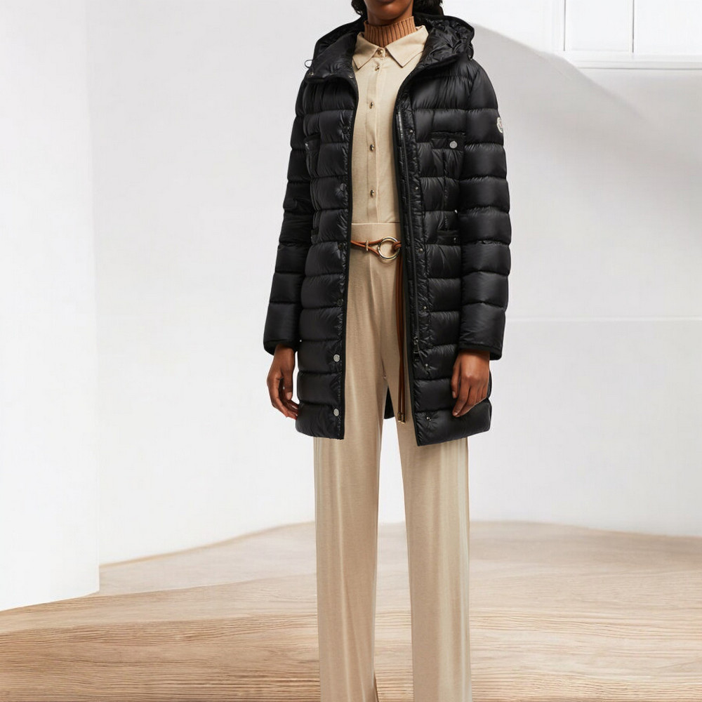 MONCLER Hirmaロングダウンジャケット