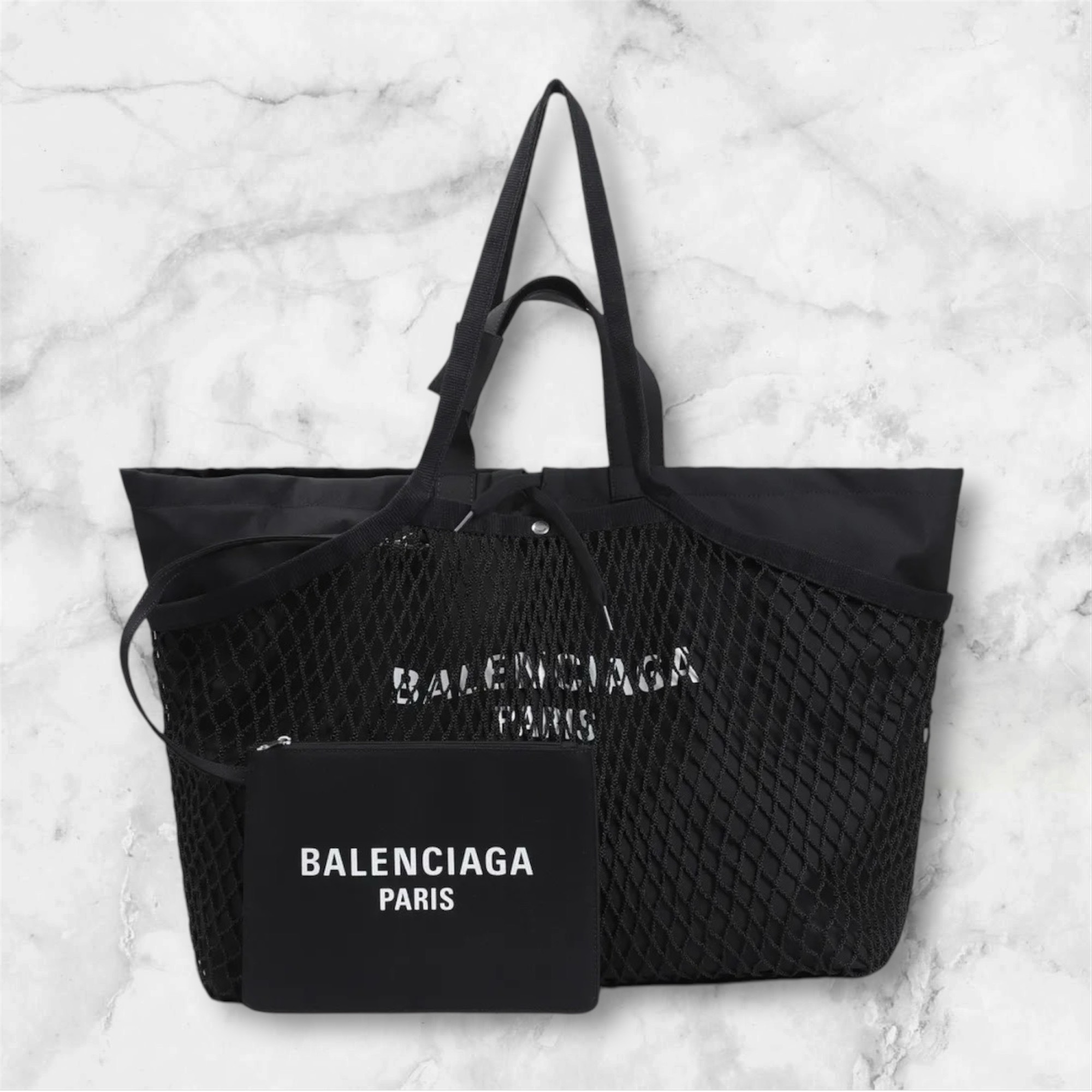 BALENCIAGA 24/7 ラージ トートバッグ ダーティーエフェクト