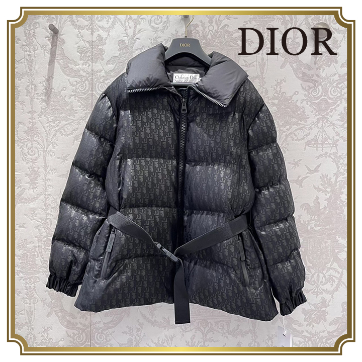 【大人上品♡】DIOR Alps ベルト付きパファージャケット