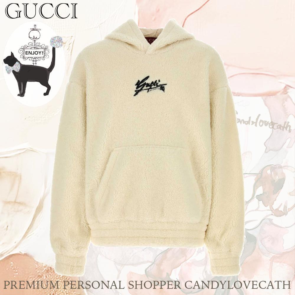 スウェット・トレーナー GUCCI Ivory Teddy Sweatshirt