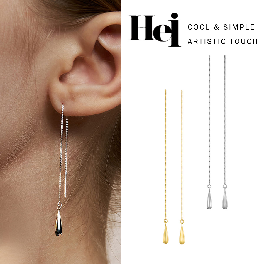 韓国発【Hei】(Silver925) dewdrop earring☆ピアス