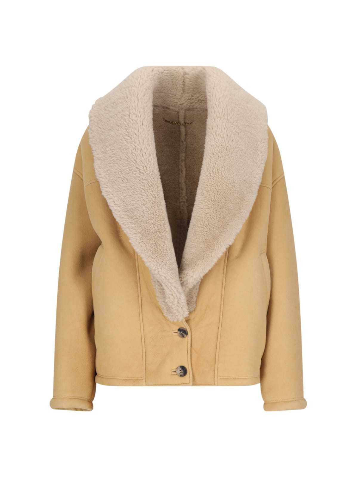 【送料&関税込】Golden Goose Single-breasted Shearling Jacke