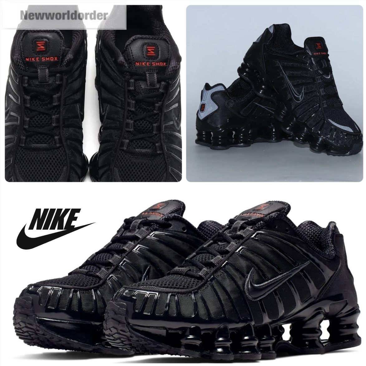 【黒の衝撃】Nike ナイキ ショックス スニーカー