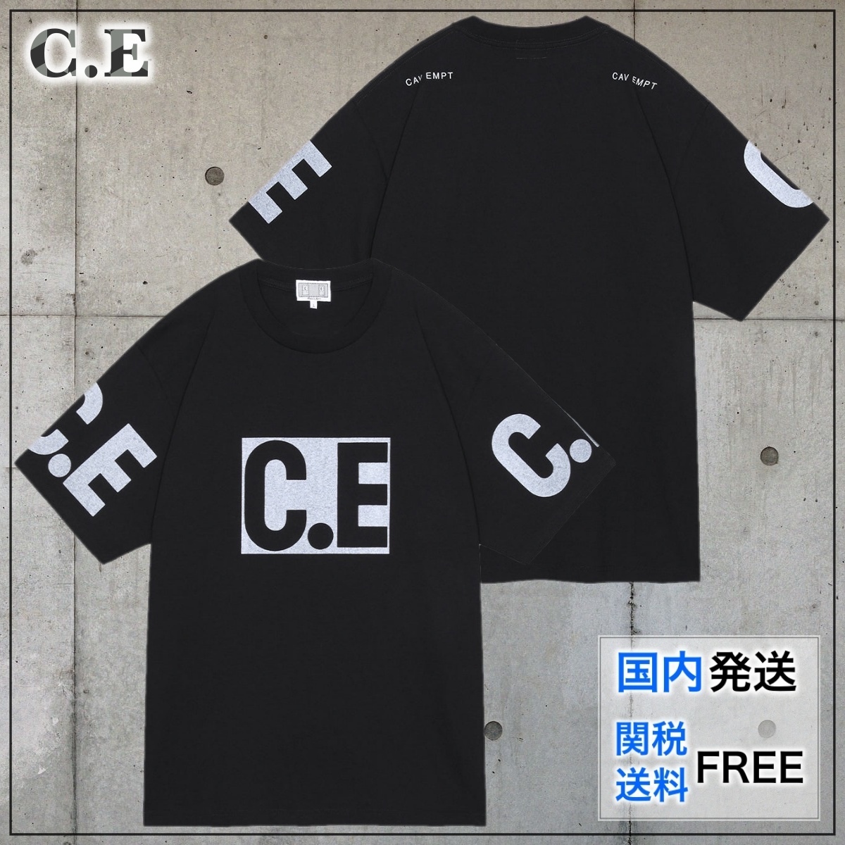 【国内買付】C.E WB type noice T Tシャツ ロゴ コットン