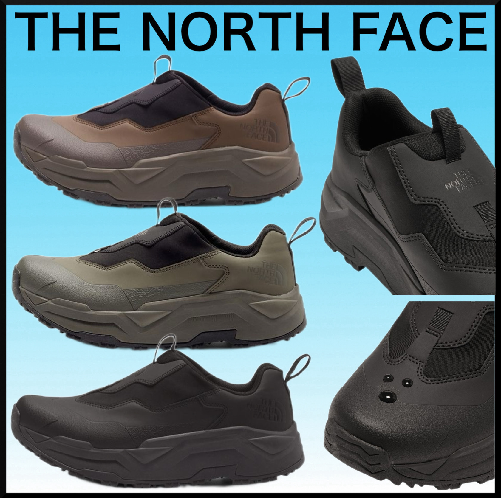 人気★THE NORTH FACE グラバル スリッポン ウォータープルーフ